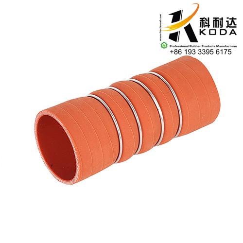 Straight 4 Rings Bellow Silicone Hose